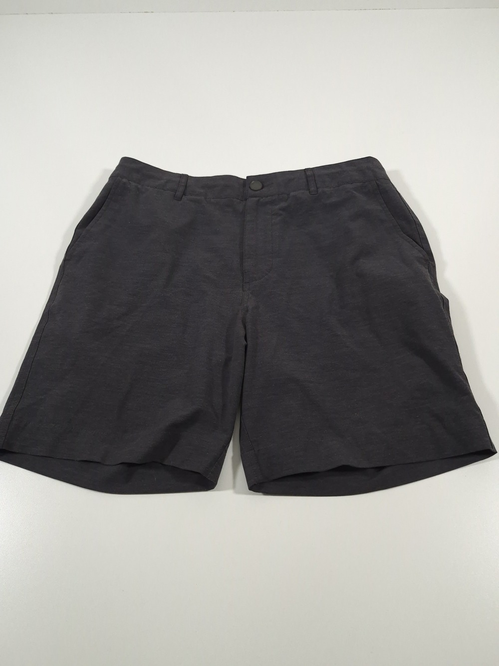 Faherty All Day Shorts Mens 32 Gray Swim Trunks Lined Drawstring Stretch MSC0013
